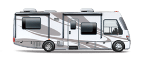 Picture showing RV detailing and RV mold removal, RV Wash