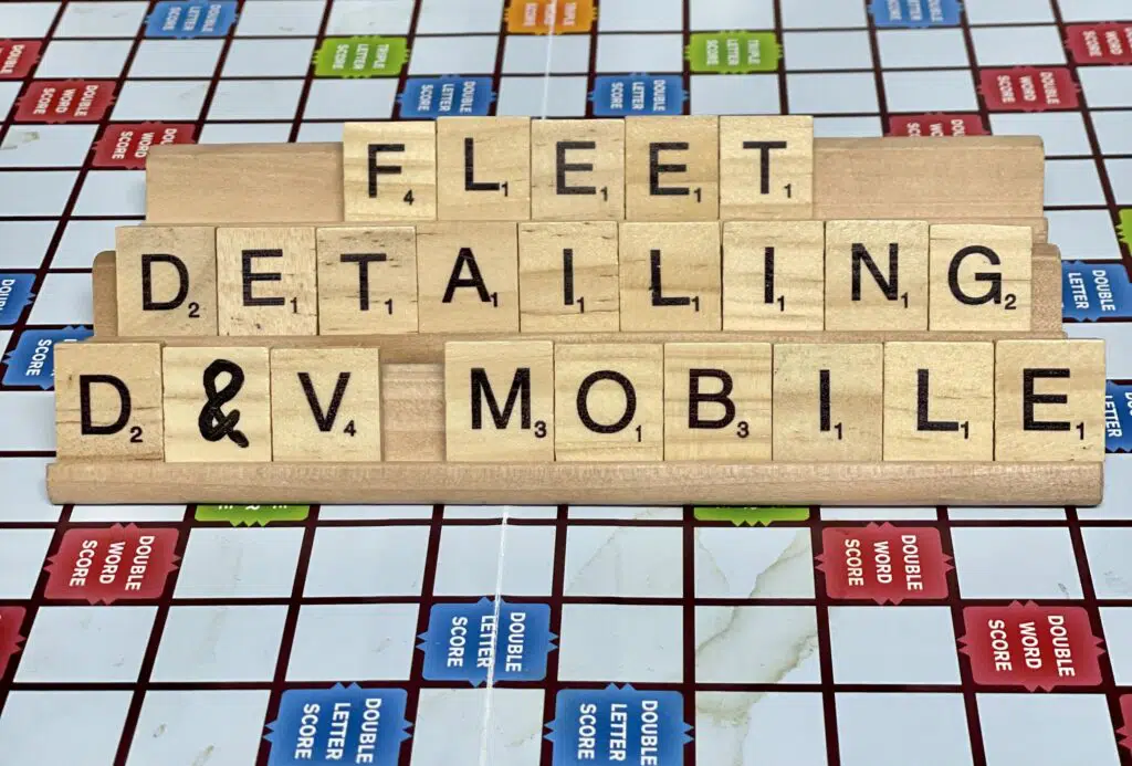 picture showing fleet detailing service & commercial vehicle fleet detailing by d&v mobile detailing services